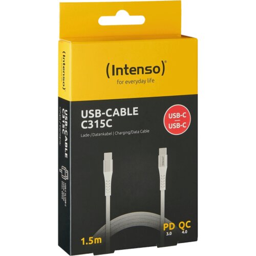 Intenso USB kabl za smartphone, USB type C, 1.5 met. &ndash; USB-Cable C315C Cijene