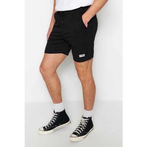 Trendyol Shorts - Black - Normal Waist Slike