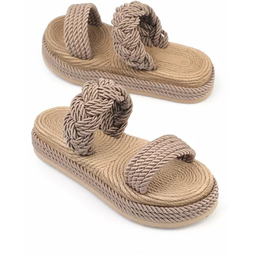 Capone Outfitters Sandals - Beige - Flat