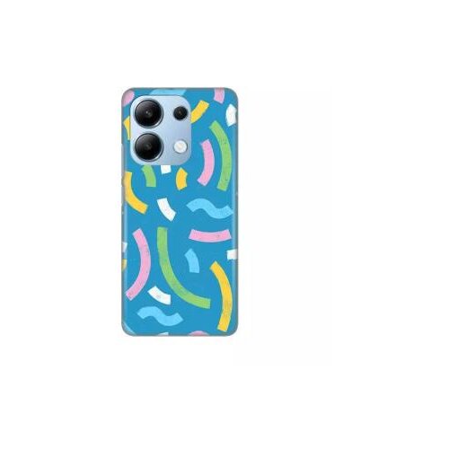 Teracell maska za xiaomi redmi note 13 4G (eu) happy lines blue Slike