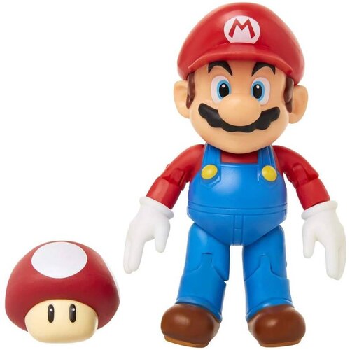Jakks Pacific Mini Figure Super Mario - Wave 19 - Mario With Super Mushroom Cene