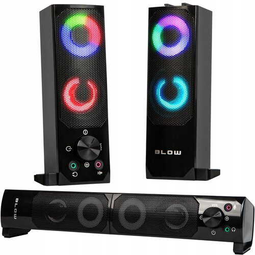  RGB LED 2.0 soundbar zvučnici za računalo Cene