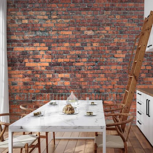 Foto tapeta - Vintage Wall (Red Brick) 350x256 Vodootporna Cene