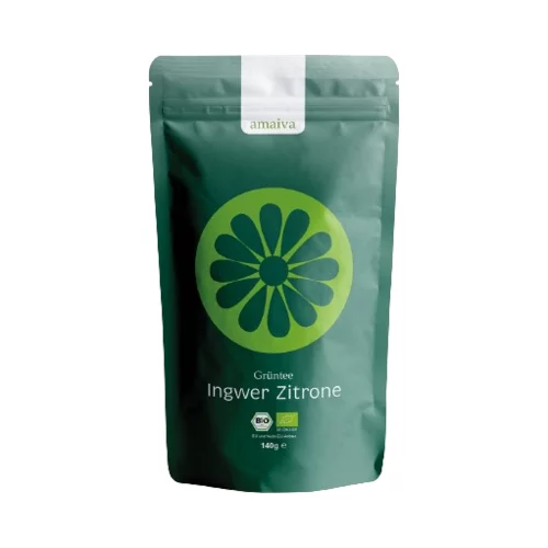 Amaiva Bio zeleni čaj đumbir - limun - 140 g