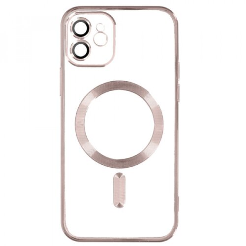 Alpha silikonska futrola magsafe iphone 12 roze Slike
