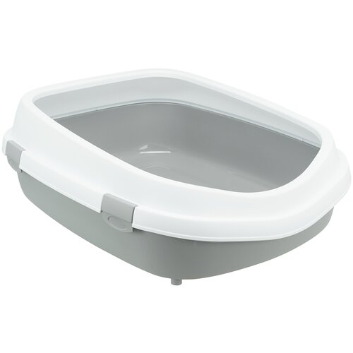 Trixie majči WC Primo XXL s rubom - Siva / bijela Cijene