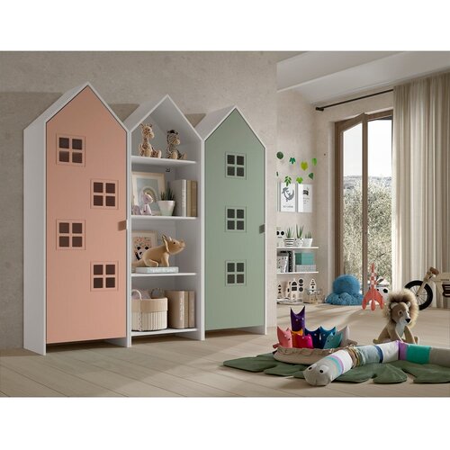 Vipack Odprta otro&amp;scaron;ka garderobna omara 173x171,5 cm CASAMI BRUGES &amp;ndash; Slike