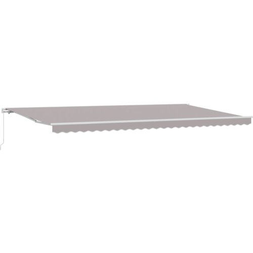 vidaXL ročna retraktibilna tenda svetlo siva 600x300 cm Cene