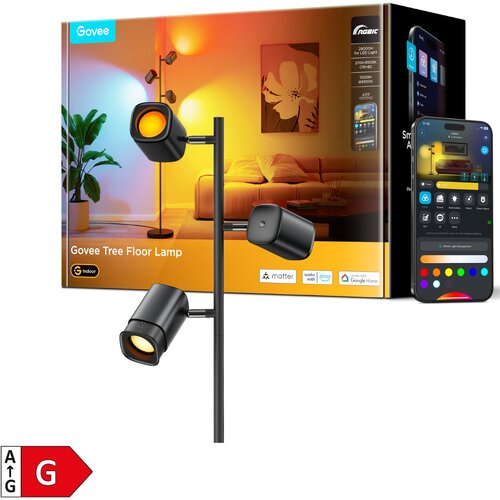 GOVEE Tree Floor Lamp pametna talna svetilka s 3 vrtljivimi lučmi Cene