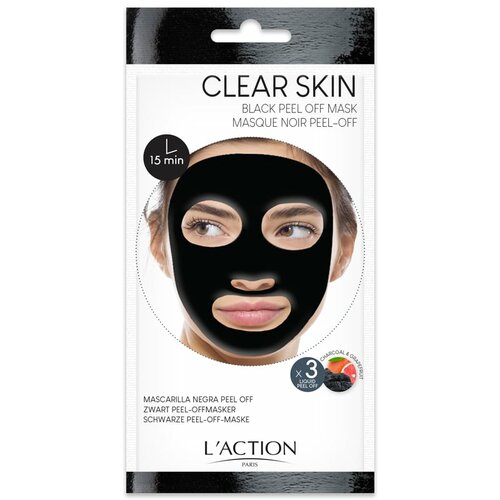 L'ACTION PARIS l'action spa maska crna piling maska za lice 20g Slike
