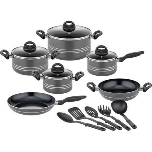  Set Posod S Kuhinjskimi Pripomočki, Milano Grey Cene