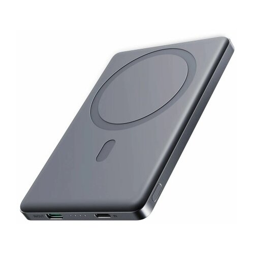 Joyroom prenosna baterija 5.000mAh 20W PowerBank magsafe siva slim JR-PBM08 Slike