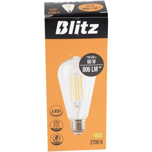 Blitz led žarulja ST64 7 w 806 lm 2700 k Cene