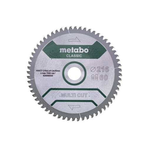 Metabo list kružne testere classic 216x30mm/60 zuba 628066000 Cene