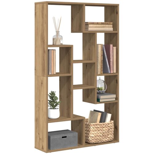  Regal za knjige boja hrasta 72x20x120,5 cm od konstruiranog drva Smeđa Slike