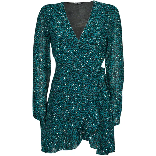 Only ONLKACEY FR L/S WRAP DRESS PTM Zelena