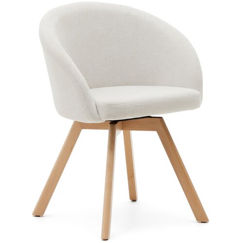 Kave Home Krem blagovaonska stolica Marvin &amp;ndash; Slike