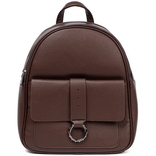 Shelvt Brown women's eco leather backpack Cene