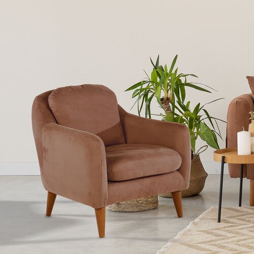 Atelier Del Sofa Naslonjač, Soli Berjer - Brown Slike