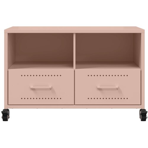  TV ormarić ružičasti 68 x 39 x 43,5 cm čelik Slike