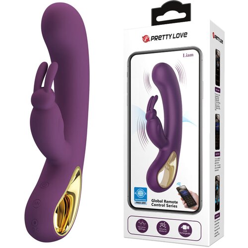  Vibrator Liam, 21cm, Ljubičasti Cene