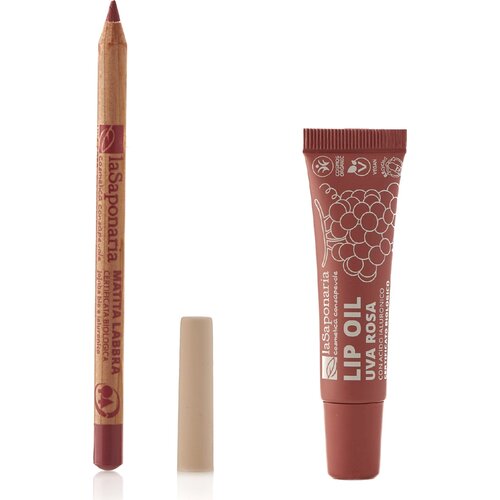 La Saponaria Set za &scaron;minkanje usana "Uva Rosa" - 1 Set Cijene