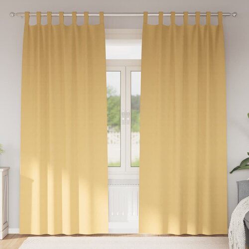  Zavjese za blackout s prstenovima 2 kom. Bež 245 x 140 cm Cene