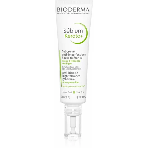Bioderma Sébium Kerato+ gel krema proti nepravilnostim na aknasti koži 30 ml