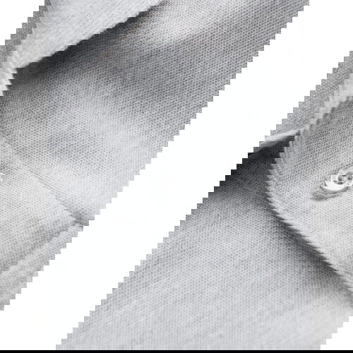 Ombre Men's BASIC single color pique knit polo shirt - grey Cene
