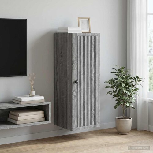  Ormar za montažu na zid Siva Sonoma 33 x 34,5 x 90 cm Cijene