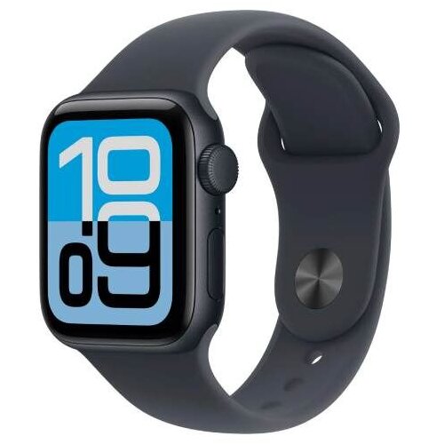 Apple watch se 3 gps 44mm midnight aluminium case with midnight sport band - s/m (mehn4rk/a) Cene