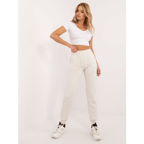 My Red Lips Sweatpants-EM-DR-661.00-light gray Slike