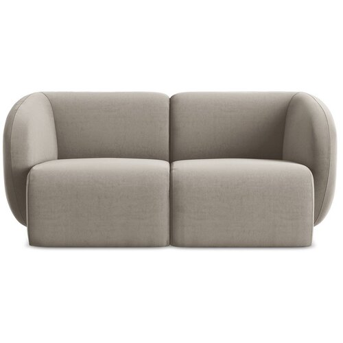 Makamii Svjetlo smeđa baršunasti sofa 174 cm Lani – Cene