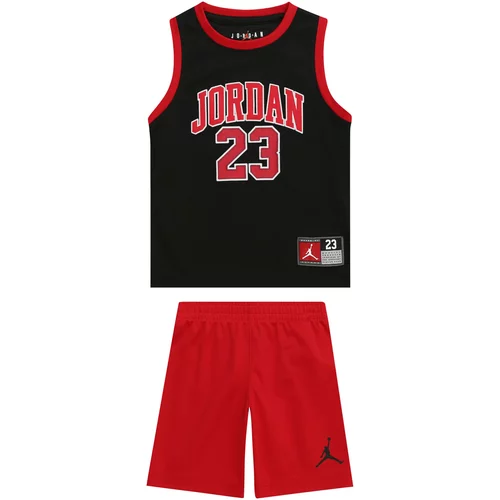 Jordan Odjeća za vježbanje vatreno crvena / crna / bijela