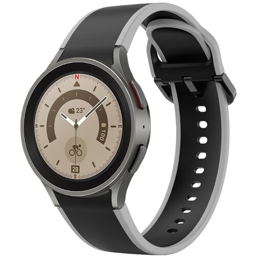 INF Dvo-barvni silikonski pa&scaron;ček za uro Samsung Watch 5 (40/44/45mm), (5000264515) Cene