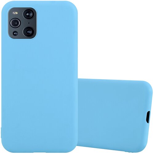 Cadorabo Case, združljiv z OPPO v Candy Blue - za&scaron;čitni pokrov iz fleksibilnega silikona TPU, (20603419) Cene