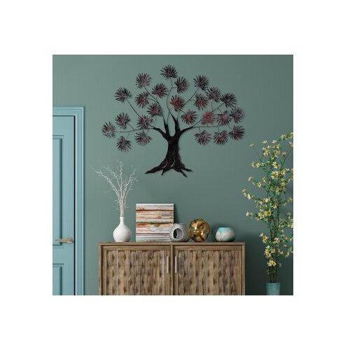 WALLXPERT dekorativni metalni zidni pribor maple red Cene