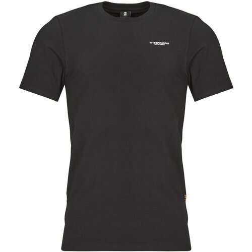 G-star Raw Majice s kratkimi rokavi SLIM BASE Črna Slike