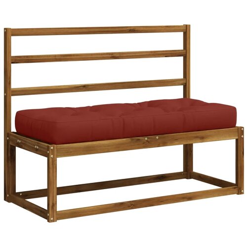  Jastučić za palete VIANEN 100% poliester Crvena - Crvena 120 x 50 x 12 cm Cene