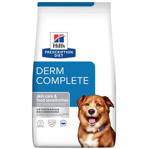 Hill’s Prescription Diet Derm Complete s rižom i jajem - 2 x 4 kg Cijene