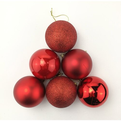 Home deco plastična kuglica/ crvena 4 cm 24 kom Cijene