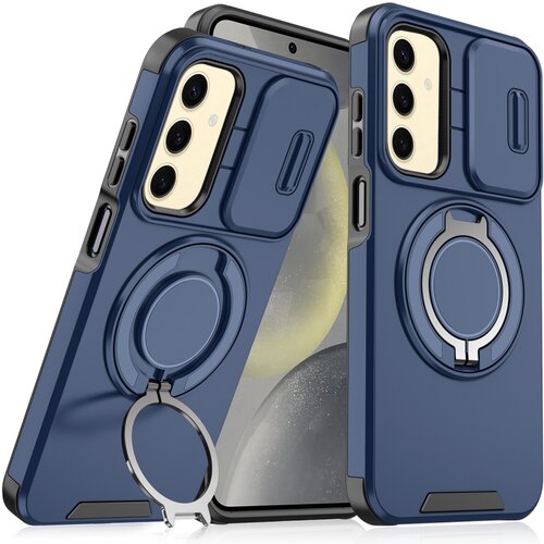 Torbica camshield ring stand za samsung S921B galaxy S24 plava Slike