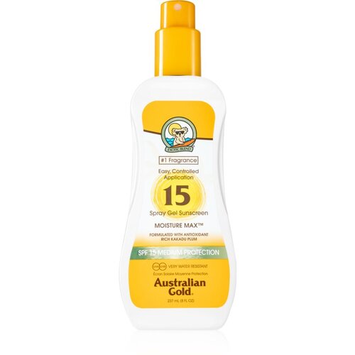 Australian Gold Spray Gel Sunscreen za&amp;scaron;titni sprej za za&amp;scaron;titu od sunca SPF 15 237 ml Slike