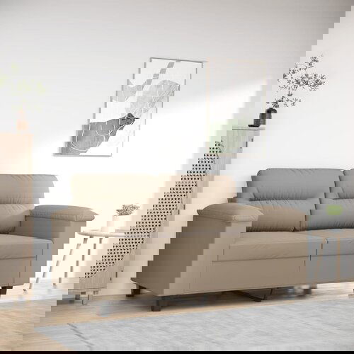 vidaXL Dvosjed smeđesivi 120 cm od mikrovlakana Cijene