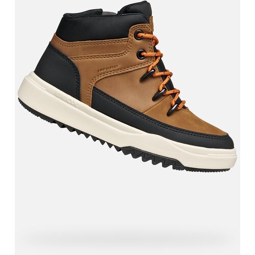 Geox Light Brown Boys' Ankle Boots Bunshee ABX - Boys Cene
