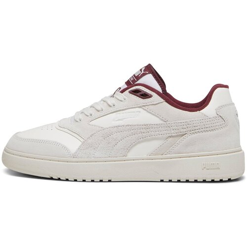 Puma Nizke superge 'Doublecourt' svetlo siva / burgund / bela Cene