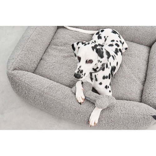 MiaCara siva boucl&amp;eacute; podloga za pse 71x91 cm senso pebble m Slike