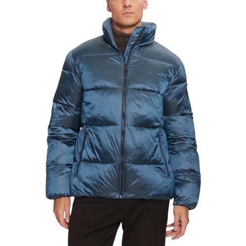 Calvin Klein Jeans Puhovke TWO TONE PUFFER JACK J30J326097 Modra Slike