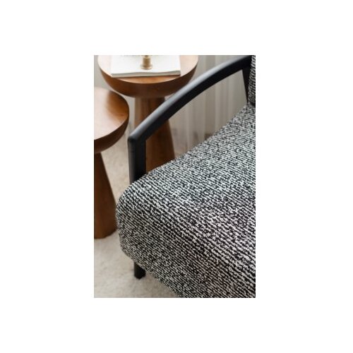 Atelier Del Sofa Fotelja Luma, Crno-bijela Slike