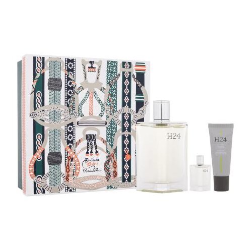 Hermes H24 Fantaisie d'Etriers Set toaletna voda 100 ml + toaletna voda 5 ml + vlažilna krema za obraz 20 ml za moške Cene